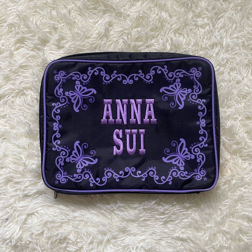 Set of 2 Anna Sui cosmetic cases